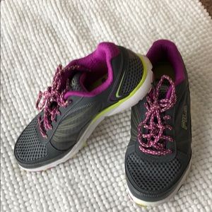 Fila running/workout tennis shoes.